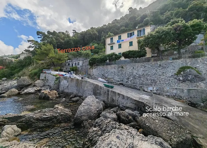 Lägenhet Scogli Grossi - Paradiso Nel Parco Di Portofino *
